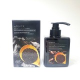 Глубоко очищающий шампунь для объема против выпадения с черным рисом Eco Branch Black Rice&Charcoal Shampoo 400 мл